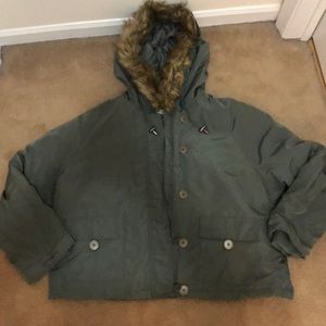 Arula green winter jacket